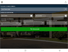 Tablet Screenshot of hoteldompedro.com.br